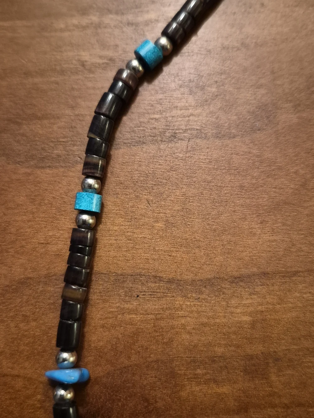 Puka Shell Turquoise and Brown Beaded Necklaces - Picture 10 of 13